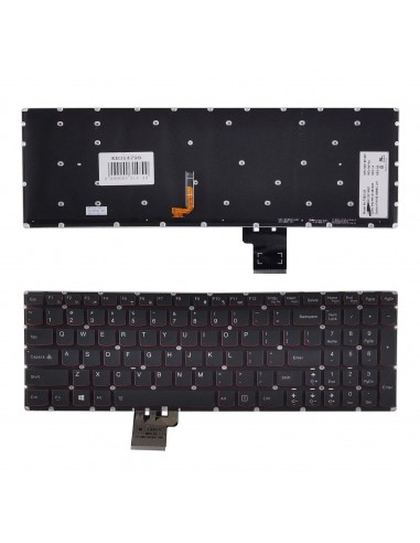 Klaviatūra LENOVO Erazer: Y50, Y50-70, Y70-70.  Ideapad: U530 su pašvietimu