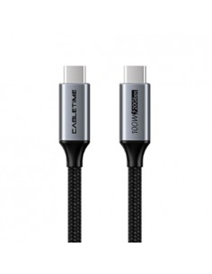 Kabelis USB3.1, USB-C - USB-C, 10Gbps, 100W, 20V/ 5A, 4K/ 60HZ, 1m