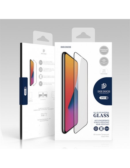 LCD apsauginis stikliukas Dux Ducis Apple iPhone 13 Pro Max/14 Plus juodas