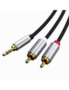 Audio kabelis 3.5mm - 2x RCA, 3m