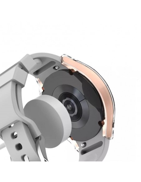 LCD apsauginis stikliukas/dėklas 360 degree cover Samsung Watch 5 44mm skaidrus