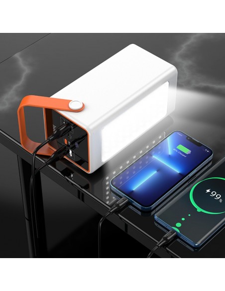 Išorinė baterija Power Bank Hoco J107 Super 22.5W 90000mAh balta