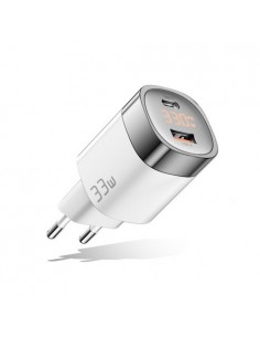 Kroviklis GaN USB Type-C, USB Type-A: 33W, PPS