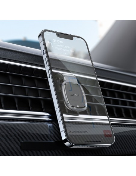 Automobilinis telefono laikiklis Acefast D16, tvirtinamas ant ventiliacijos grotelių, magnetinis