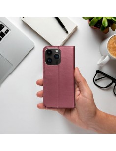 Dėklas Smart Magnetic Xiaomi Redmi Note 12S bordo 2