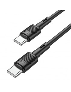 USB kabelis Hoco X83 60W Type-C to Type-C 1.0m juodas 2