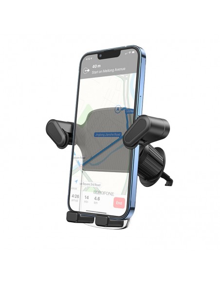 Automobilinis telefono laikiklis Borofone BH86 tvirtinamas ant ventiliacijos grotelių
