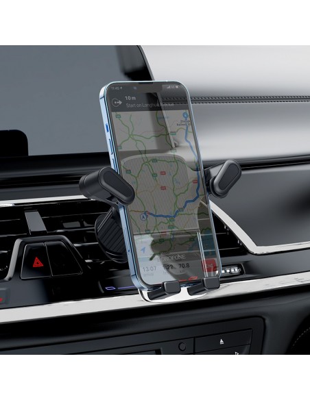 Automobilinis telefono laikiklis Borofone BH86 tvirtinamas ant ventiliacijos grotelių
