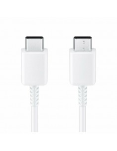 USB kabelis originalus Samsung EP-DA705BWE 25W 3A Type-C-Type-C 1.0m baltas
