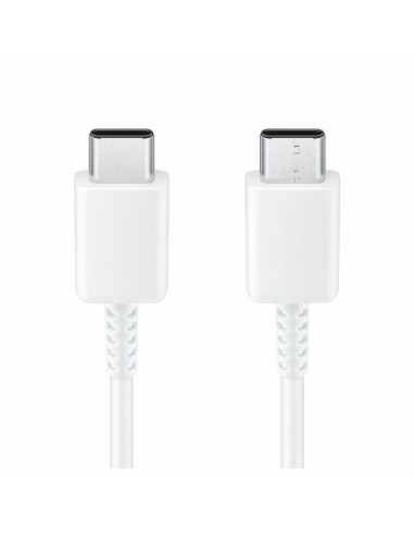 USB kabelis originalus Samsung EP-DA705BWE 25W 3A Type-C-Type-C 1.0m baltas