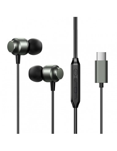 Ausinės Joyroom JR-EC06 Type-C pilkos