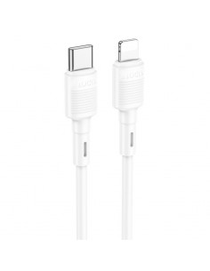 USB kabelis Hoco X83 PD20W Type-C to Lightning 1.0m baltas