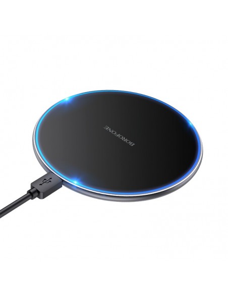 Įkroviklis belaidis Borofone BQ3 Pro 15W juodas