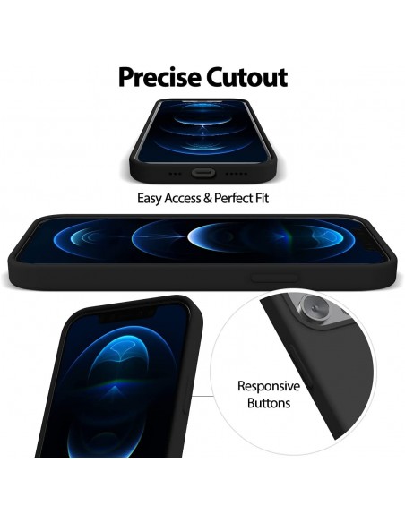 Dėklas Mercury Silicone Case Apple iPhone 15 juodas