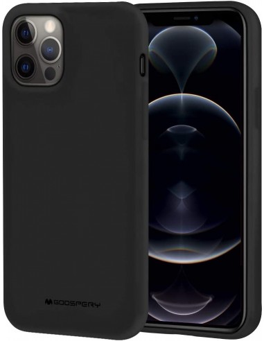 Dėklas Mercury Soft Jelly Case Apple iPhone 15 juodas