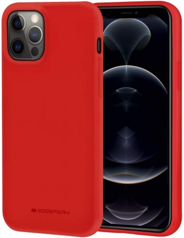Dėklas Mercury Soft Jelly Case Apple iPhone 15 Pro Max raudonas