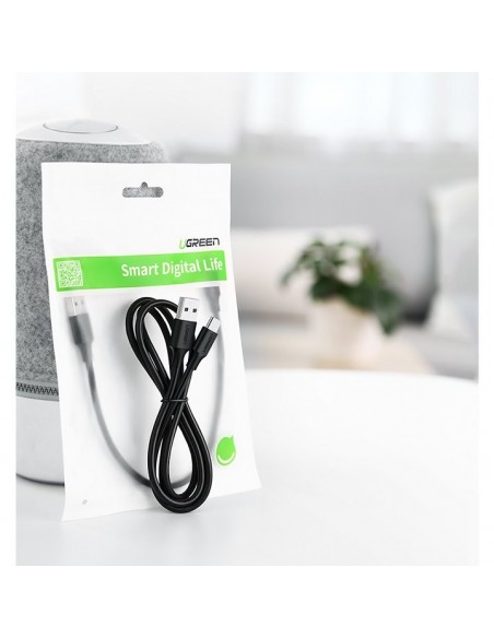 USB kabelis Ugreen US287 USB to USB-C 3A 1.0m juodas