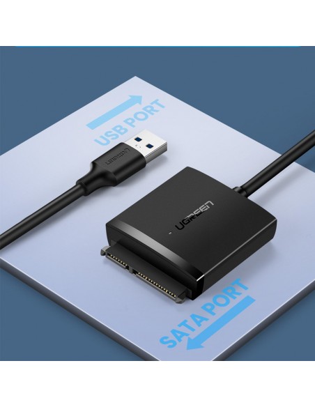 Adapteris Ugreen CM257 SATA III to USB-A 3.0