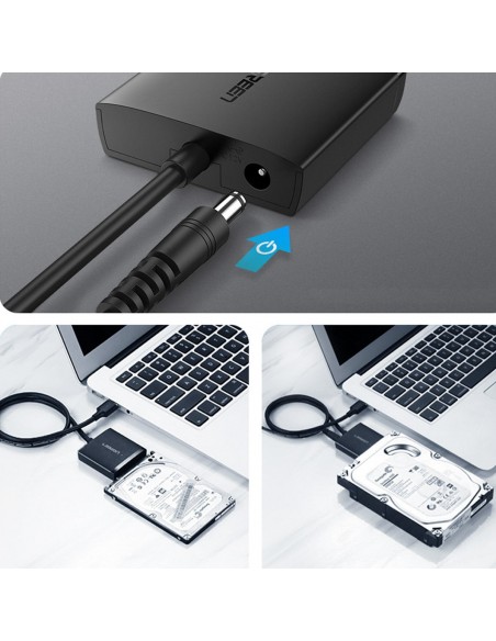 Adapteris Ugreen CM257 SATA III to USB-A 3.0