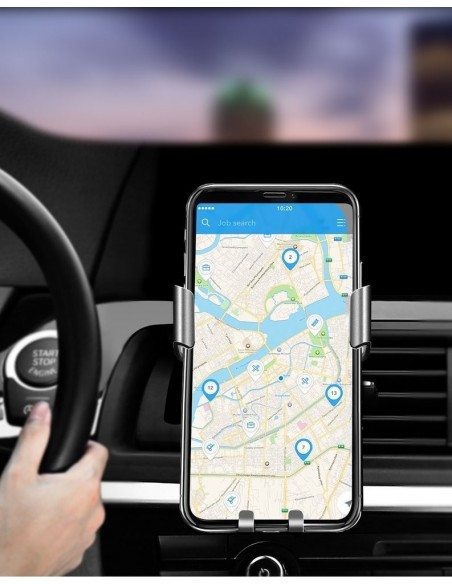 Automobilinis telefono laikiklis Ugreen LP130 pilkas