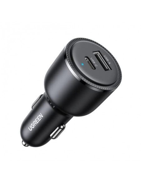 Įkroviklis automobilinis Ugreen CD239 USB-C/USB-A 63W juodas