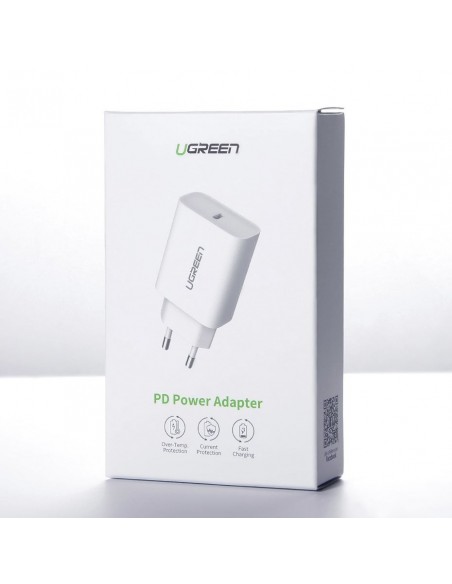 Įkroviklis buitinis Ugreen CD137 USB-C 20W 3A baltas