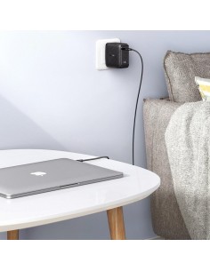 Įkroviklis buitinis Ugreen CD224 GaN 3xUSB-C/USB-A 65W juodas 2