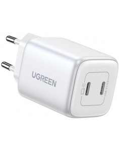 Įkroviklis buitinis Ugreen CD294 Nexode GaN 2xUSB-C 45W baltas 2