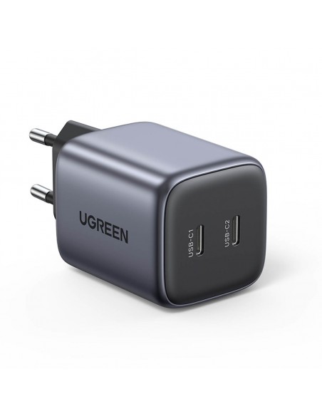 Įkroviklis buitinis Ugreen CD294 Nexode GaN 2xUSB-C 45W juodas