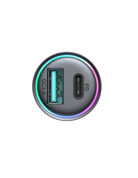 Įkroviklis automobilinis Joyroom JR-CCN04 USB-C/USB-A 60W juodas