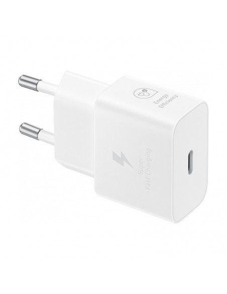 Įkroviklis originalus Samsung EP-T2510NWEGEU 25W pakuotėje baltas