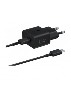 Įkroviklis originalus Samsung EP-T2510XBEGEU 25W + USB-C kabelis pakuotėje juodas