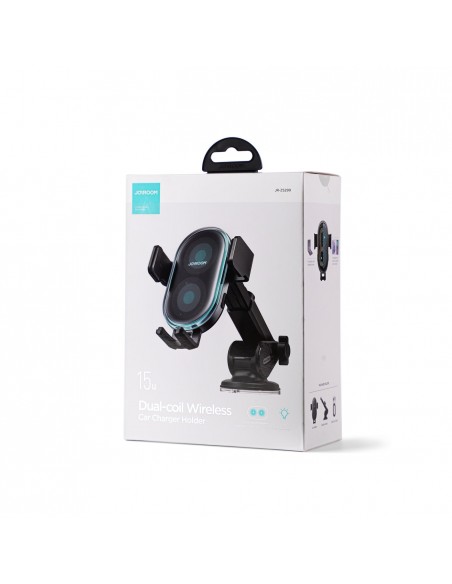 Įkroviklis-laikiklis automobilinis belaidis Joyroom JR-ZS299 (dashboard) 15W juodas
