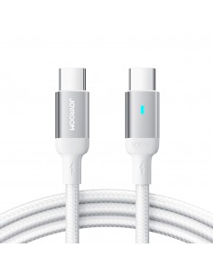 USB kabelis Joyroom S-CC100A10 Type-C to Type-C 100W 1.2m baltas