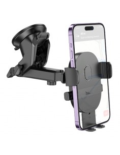Automobilinis telefono laikiklis Hoco H19 juodas 2