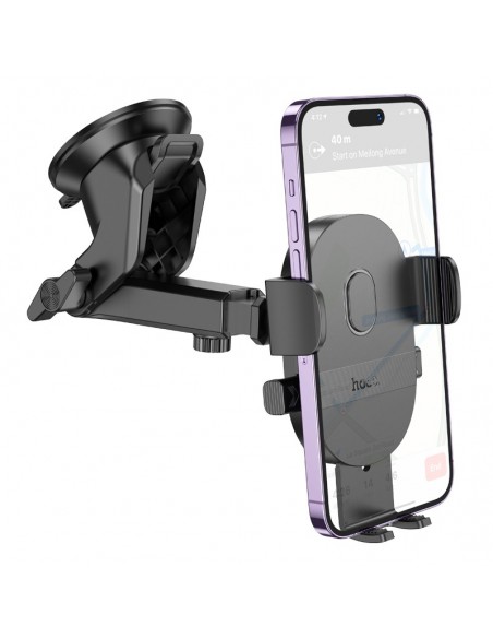 Automobilinis telefono laikiklis Hoco H19 juodas