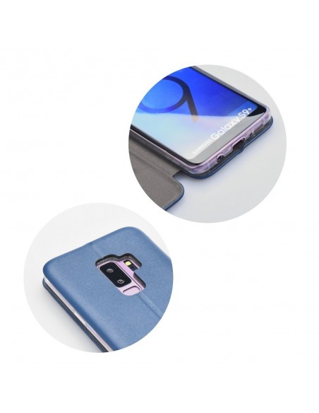 Dėklas Book Elegance Samsung S711 S23 FE tamsiai mėlynas