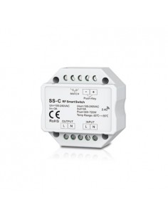SS-C vieno kanalo 230V valdiklis be pritemdymo funkcijos + Push Key