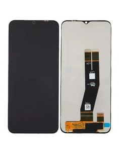 Ekranas Samsung A145 A14 4G su lietimui jautriu stikliuku juodas ORG