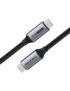 Premium kabelis USB3.1, USB-C - USB-C, 20Gbps, 100W, 20V/ 5A, 4K/ 60HZ, 2m