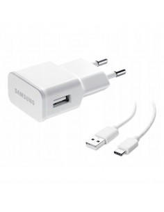 Įkroviklis originalus Samsung EP-TA200NWE 15W + Type-C kabelis baltas