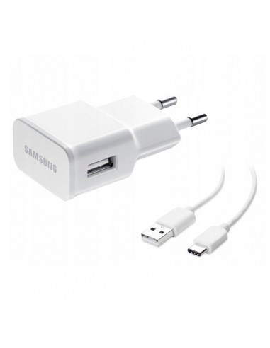 Įkroviklis originalus Samsung EP-TA200NWE 15W + Type-C kabelis baltas