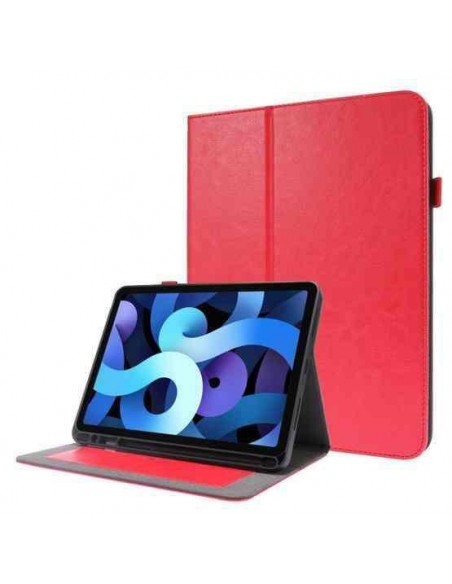 Dėklas Folding Leather Samsung X110/X115 Tab A9 8.7 raudonas