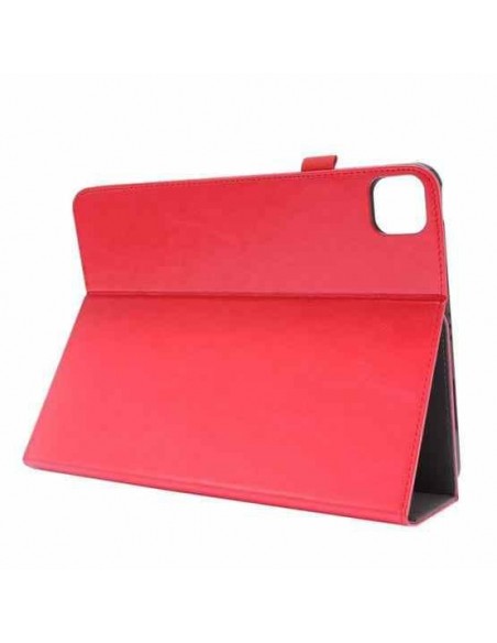 Dėklas Folding Leather Samsung X210/X215/X216 Tab A9 Plus 11.0 raudonas