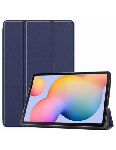 Dėklas Smart Leather Samsung X610/X616 Tab S9 FE Plus tamsiai mėlynas
