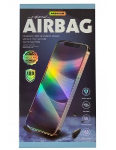 LCD apsauginis stikliukas 18D Airbag Shockproof Samsung A155 A15 4G/A156 A15 5G juodas