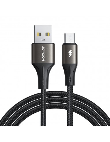 USB kabelis Joyroom SA25-AM3 USB to MicroUSB 3A 1.2m juodas
