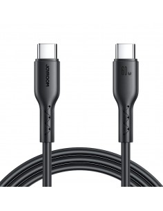 USB kabelis Joyroom SA26-CC3 USB-C to USB-C 60W 1.0m juodas