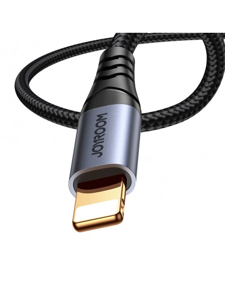 Audio kabelis Joyroom SY-A06 Lightning to 3,5mm 1.2m juodas