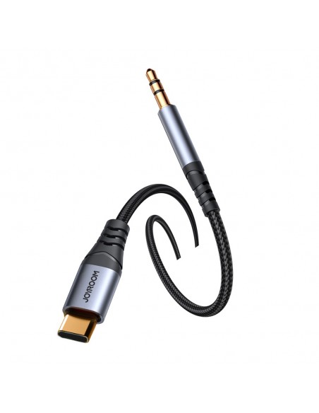 Audio kabelis Joyroom SY-A07 USB-C to 3,5mm 1.2m juodas